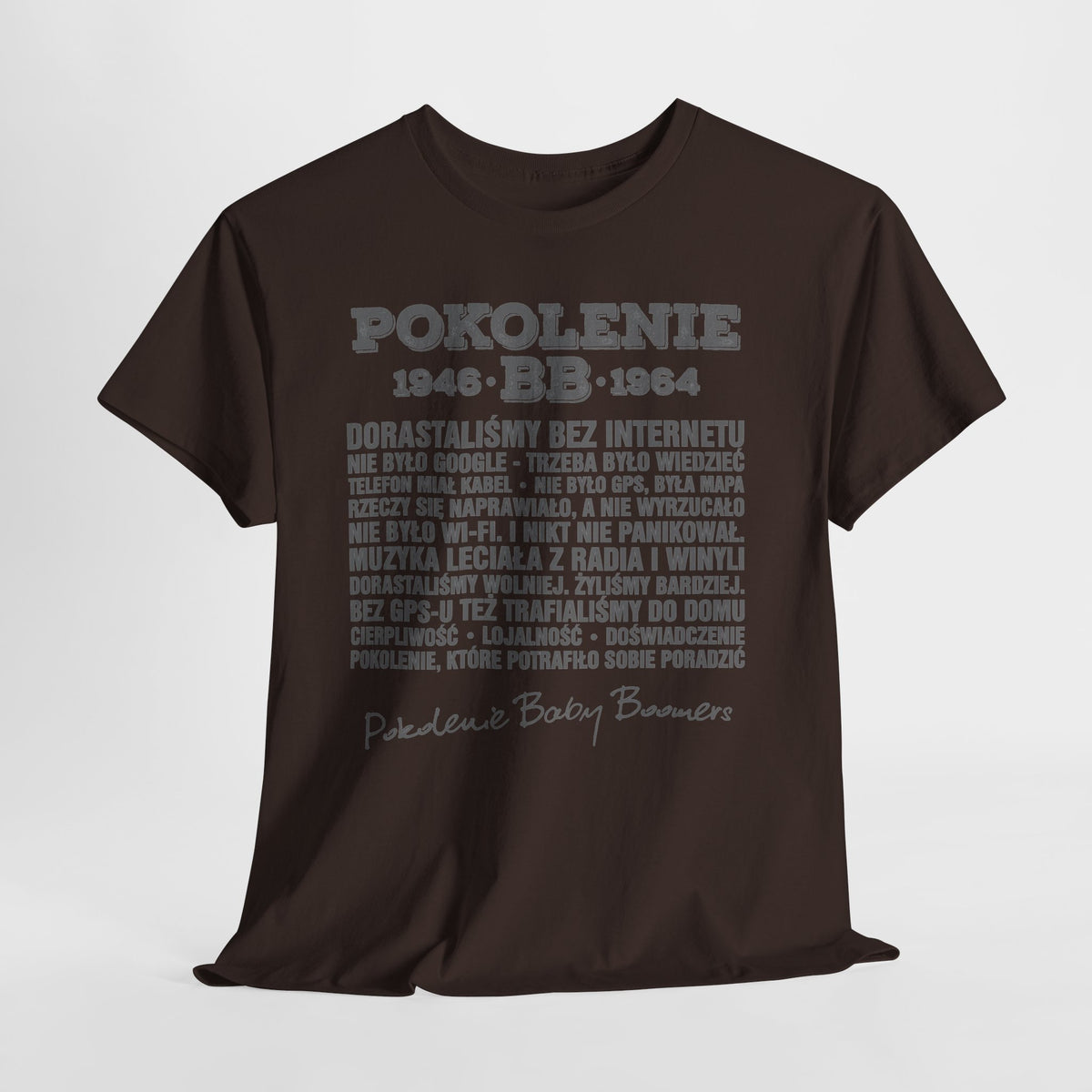 Pokolenie 1946-1964 - koszulka Baby Boomers z charakterem