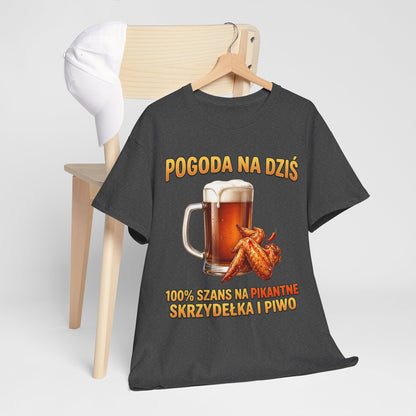 Pogoda na dziś - skrzydełka i piwko