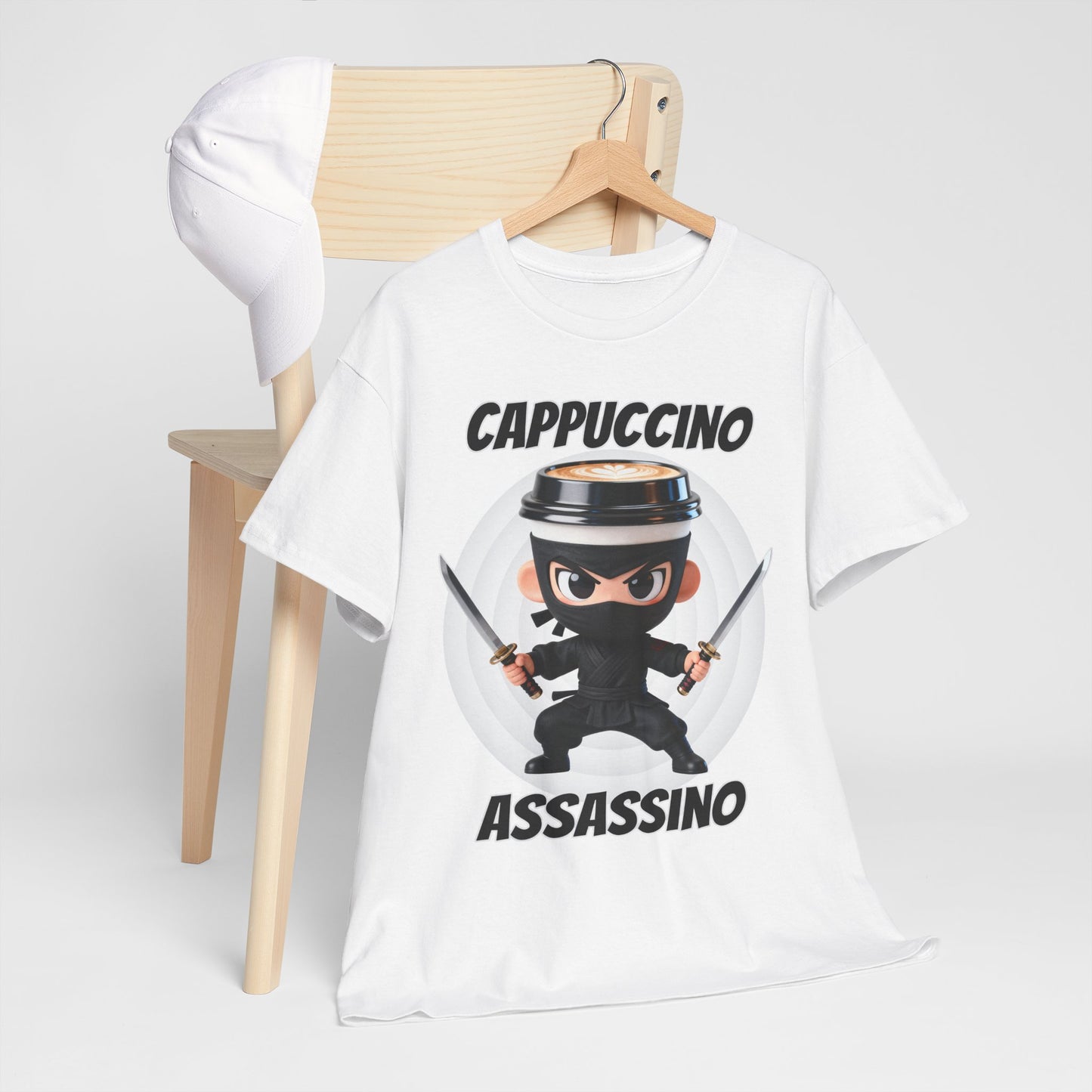 Cappuccino Assassino - koszulka z włoskim vibem - Italiano Brain Rot