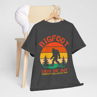 Bigfoot „Saw me but nobody belives him” – retro humor z lasu