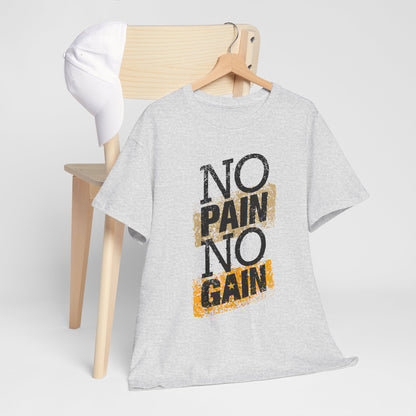 Koszulka No Pain No Gain - motyw treningowy