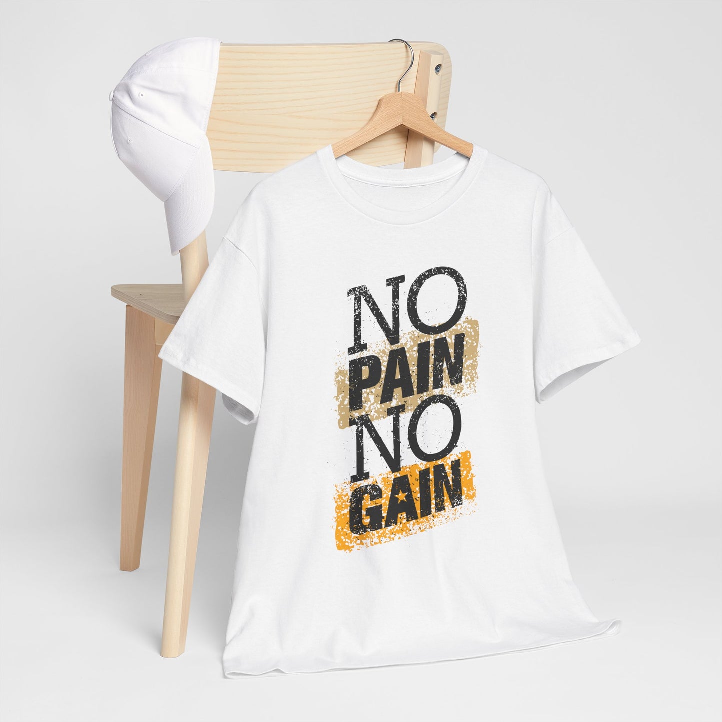 Koszulka No Pain No Gain - motyw treningowy