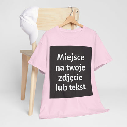 Personalizowana koszulka - przód i/lub tył - z naszą pomocą