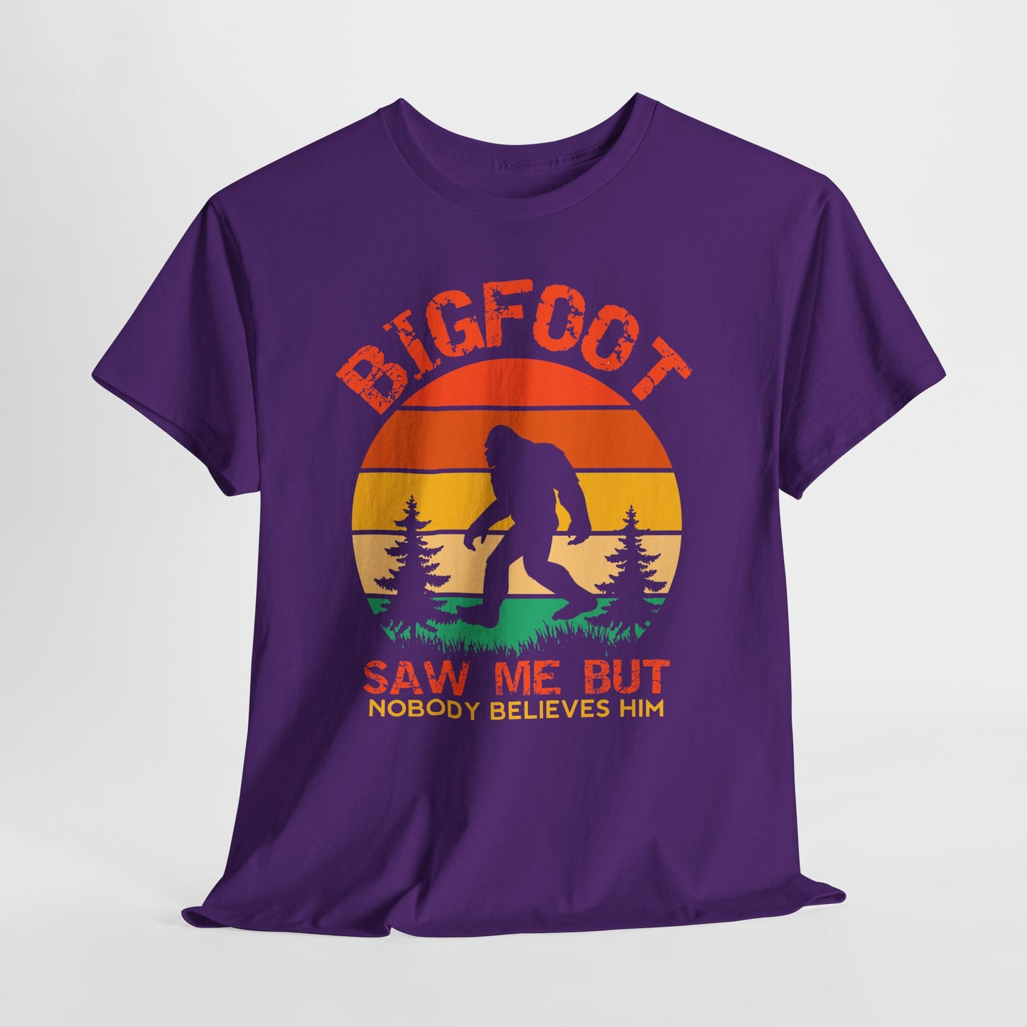 Bigfoot „Saw me but nobody belives him” – retro humor z lasu