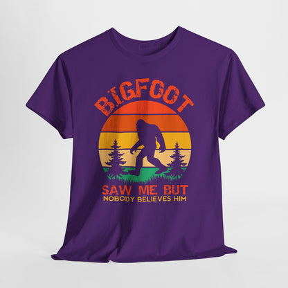Bigfoot „Saw me but nobody belives him” – retro humor z lasu