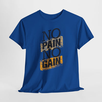 Koszulka No Pain No Gain - motyw treningowy