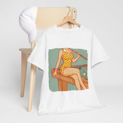 Sport is Sexy: Bilard - retro pin-up przy stole
