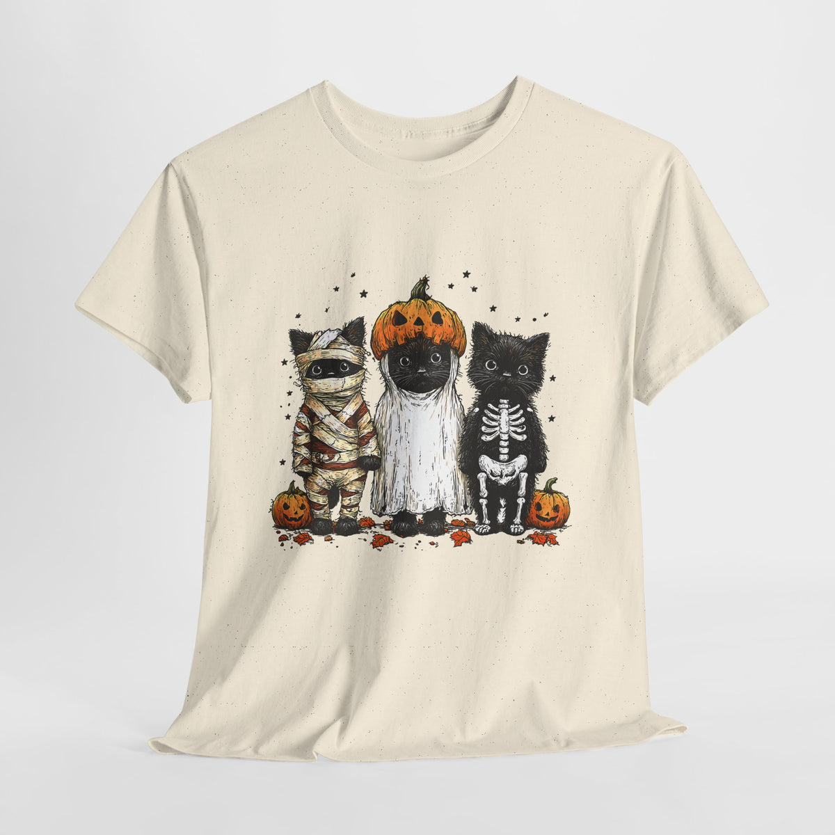 Kocia Banda na Halloween - mumia, duch i szkielet