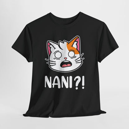 Koszulka NANI?! - zaskoczony kot anime NANI?!