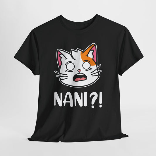 Koszulka NANI?! - zaskoczony kot anime NANI?!