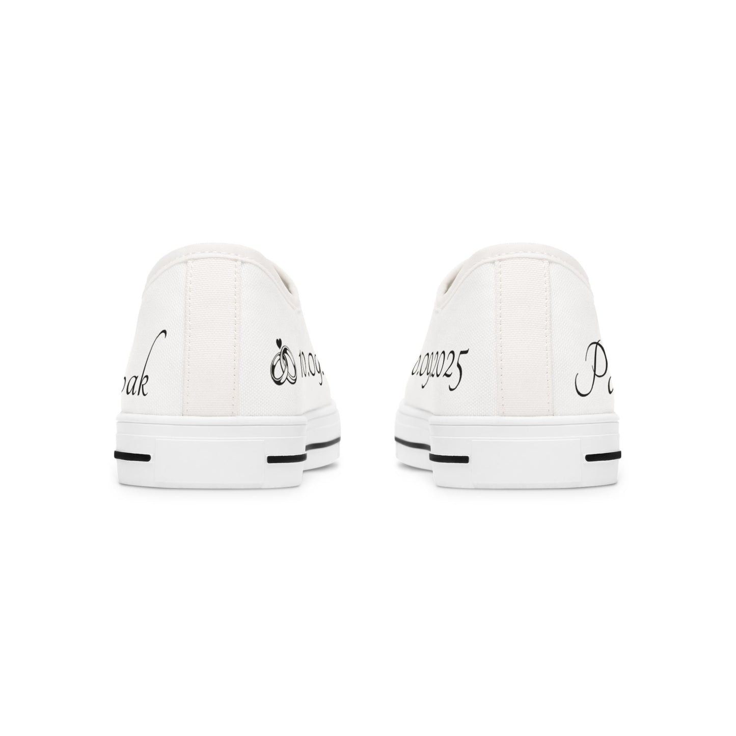 Dla Panny Młodej - personalizowane sneakersy z imieniem i datą