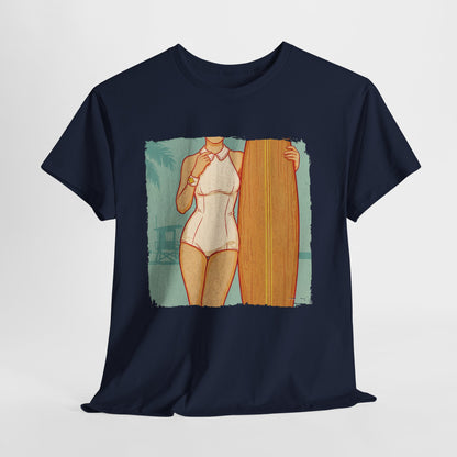 Sport Is Sexy: Surfing - retro deska i plażowy styl