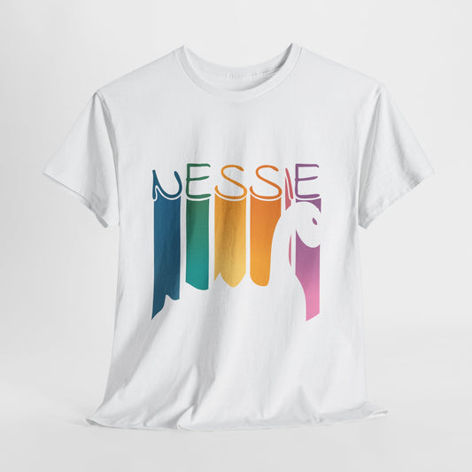Nessie – kolorowy napis i legenda Loch Ness