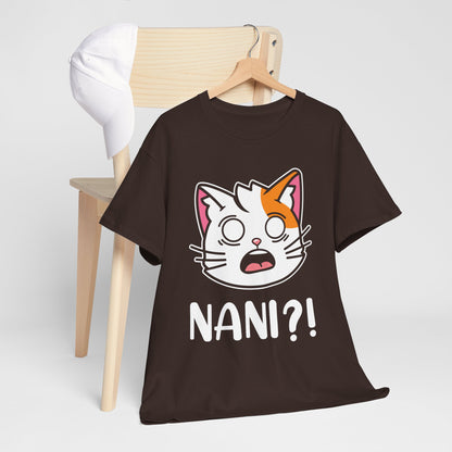 Koszulka NANI?! - zaskoczony kot anime NANI?!