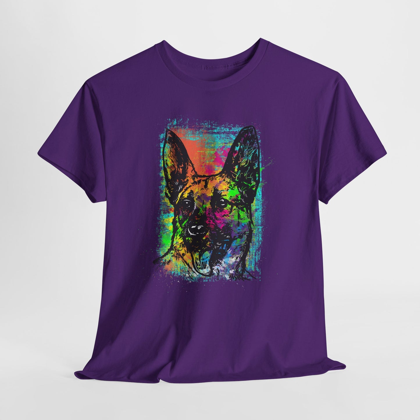 Neon Dog Pop Art - kolorowy owczarek niemiecki