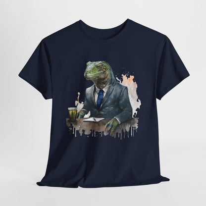Reptilianin w garniturze - zimna krew w biznesie