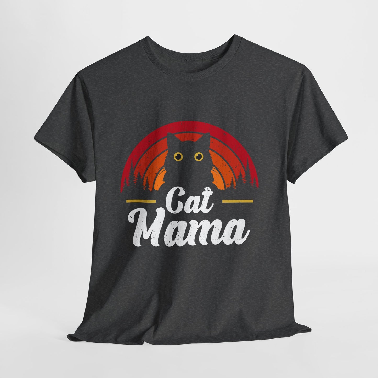 Kocia Mama - retro zachód słońca i koci vibe