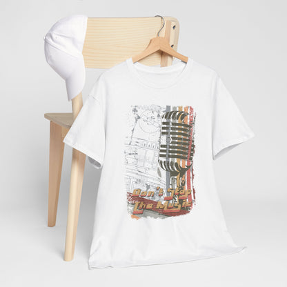 Koszulka retro vintage "Don't stop the music"
