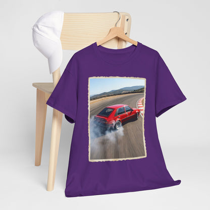 Polonez Drift - czerwony klasyk w dymie