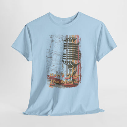 Koszulka retro vintage "Don't stop the music"
