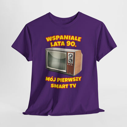 Mój pierwszy „smart TV” - wspaniałe lata 90. - koszulka retro