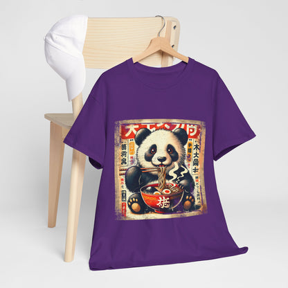 Panda i ramen - Anime retro vintage
