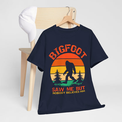 Bigfoot „Saw me but nobody belives him” – retro humor z lasu