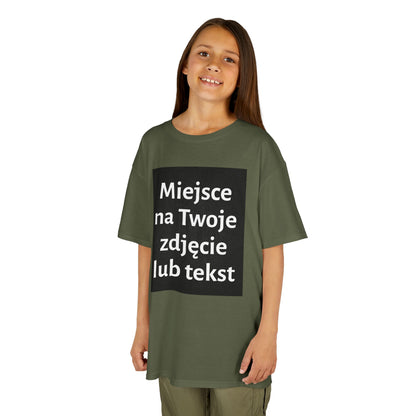 Personalizowana koszulka dziecięca - nadruk przód i/lub tył - z naszą pomocą