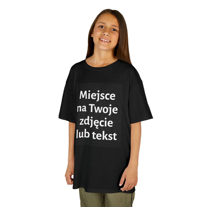 Personalizowana koszulka dziecięca - nadruk przód i/lub tył - z naszą pomocą