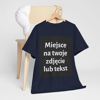 Personalizowana koszulka - przód i/lub tył - z naszą pomocą