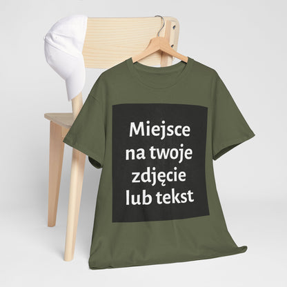 Personalizowana koszulka - przód i/lub tył - z naszą pomocą