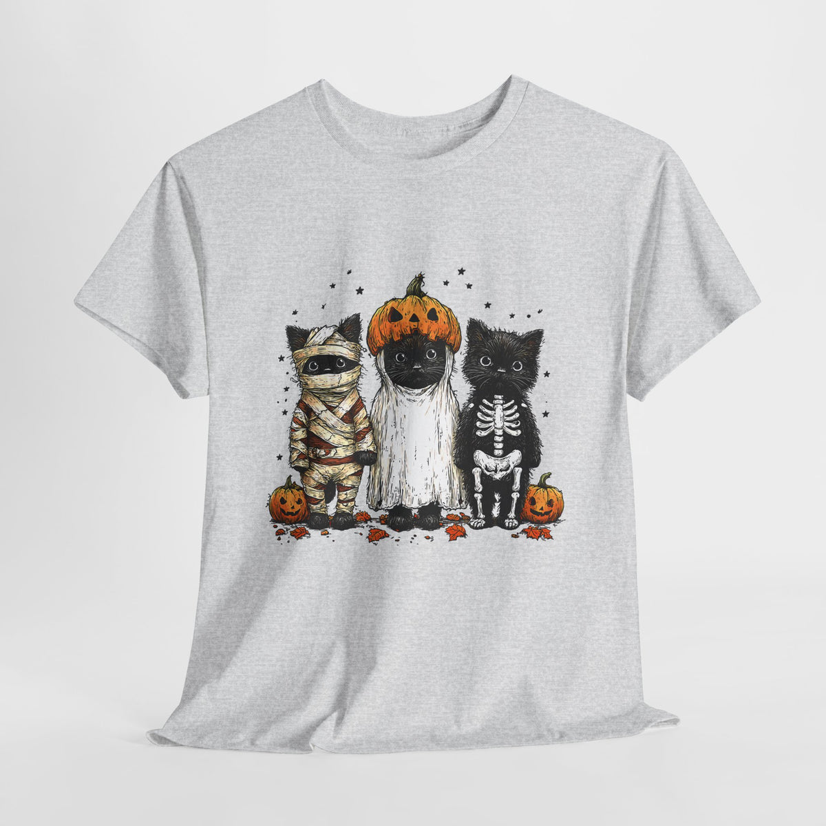 Kocia Banda na Halloween - mumia, duch i szkielet