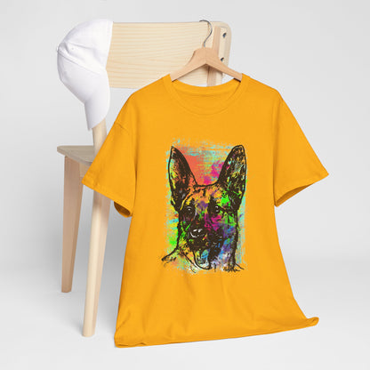 Neon Dog Pop Art - kolorowy owczarek niemiecki