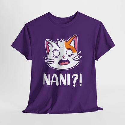 Koszulka NANI?! - zaskoczony kot anime NANI?!