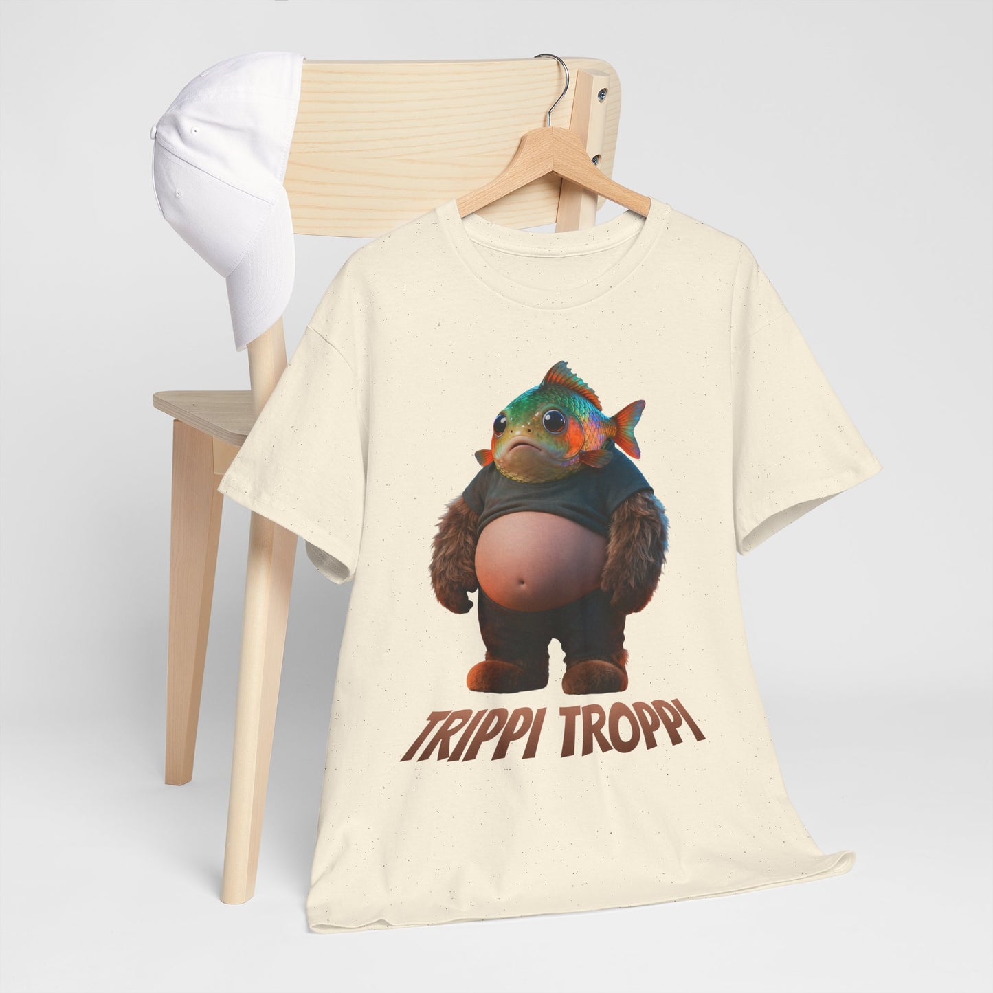 Trippi Troppi - rybia głowa, futrzasty vibe - Italiano Brain Rot