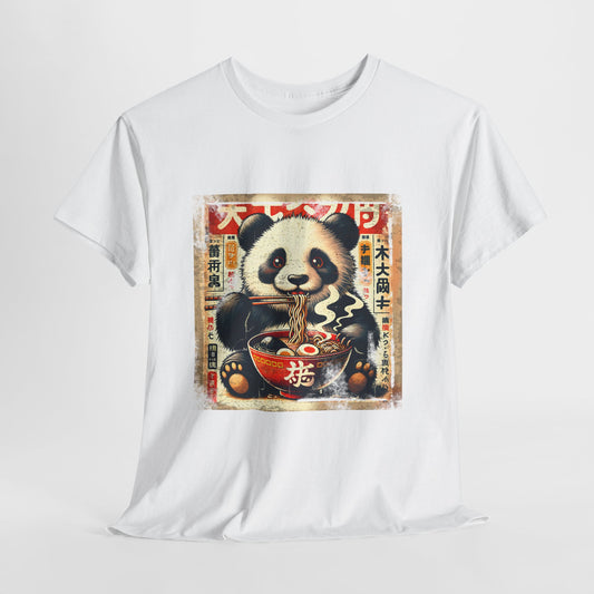 Panda i ramen - Anime retro vintage