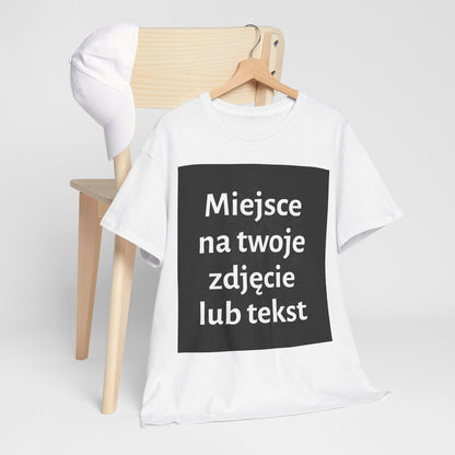 Personalizowana koszulka - przód i/lub tył - z naszą pomocą