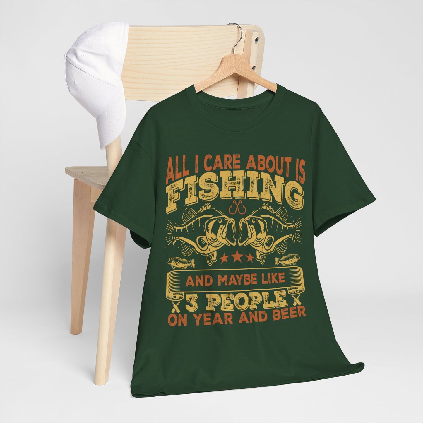Koszulka wędkarska All I Care About Is Fishing