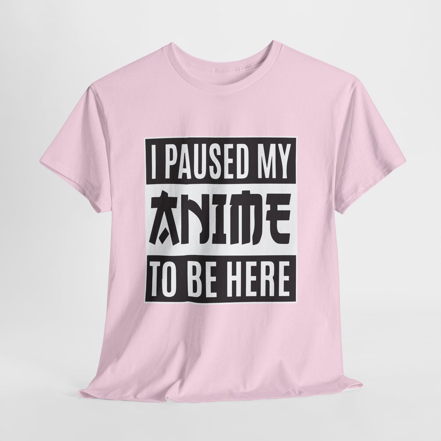 I Paused My Anime To Be Here - idealna koszulka na konwent