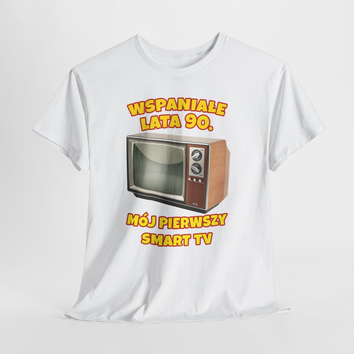 Mój pierwszy „smart TV” - wspaniałe lata 90. - koszulka retro