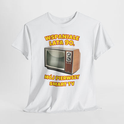 Mój pierwszy „smart TV” - wspaniałe lata 90. - koszulka retro