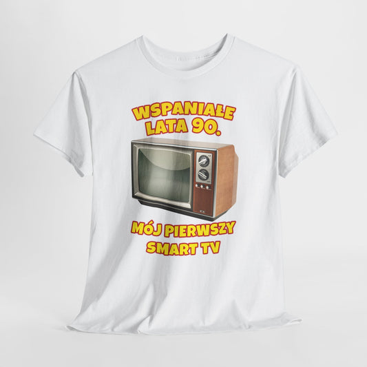 Mój pierwszy „smart TV” - wspaniałe lata 90. - koszulka retro