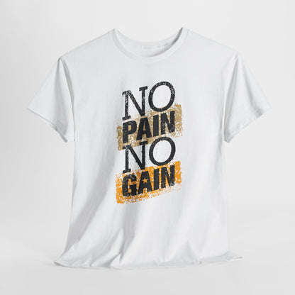 Koszulka No Pain No Gain - motyw treningowy