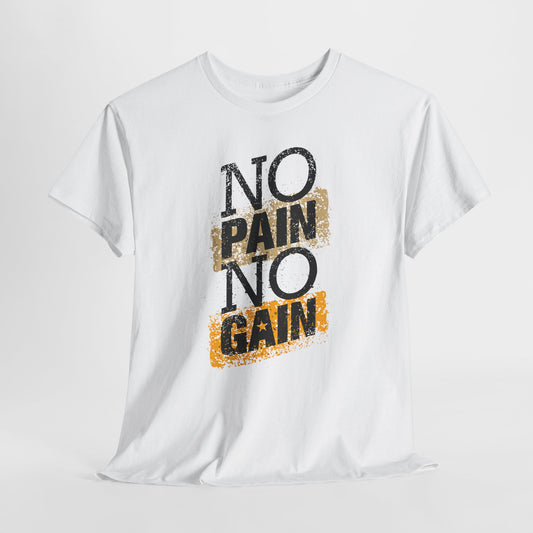 Koszulka No Pain No Gain - motyw treningowy