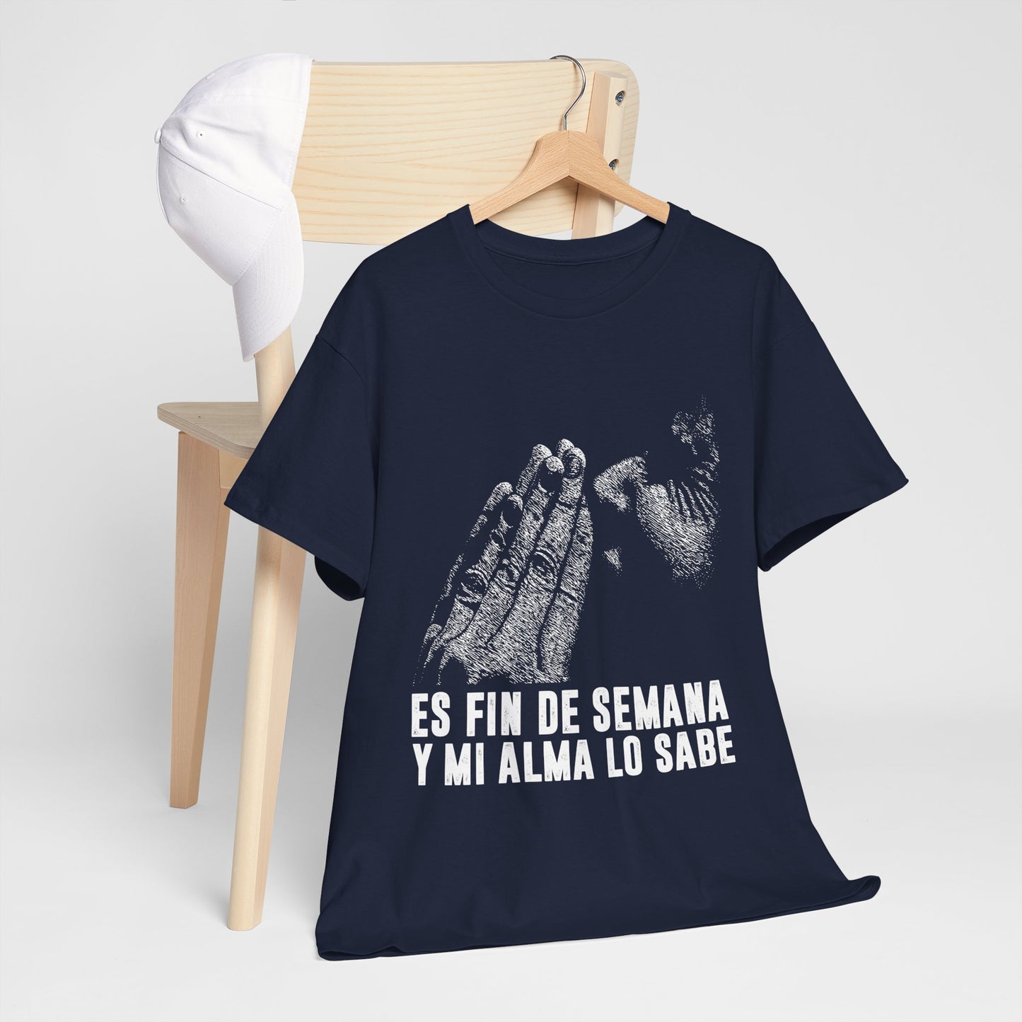 Jest weekend i moja dusza to wie - hiszpański napis "Es fin de semana y mi alma lo sabe"