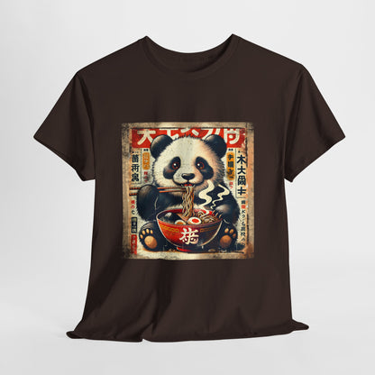Panda i ramen - Anime retro vintage