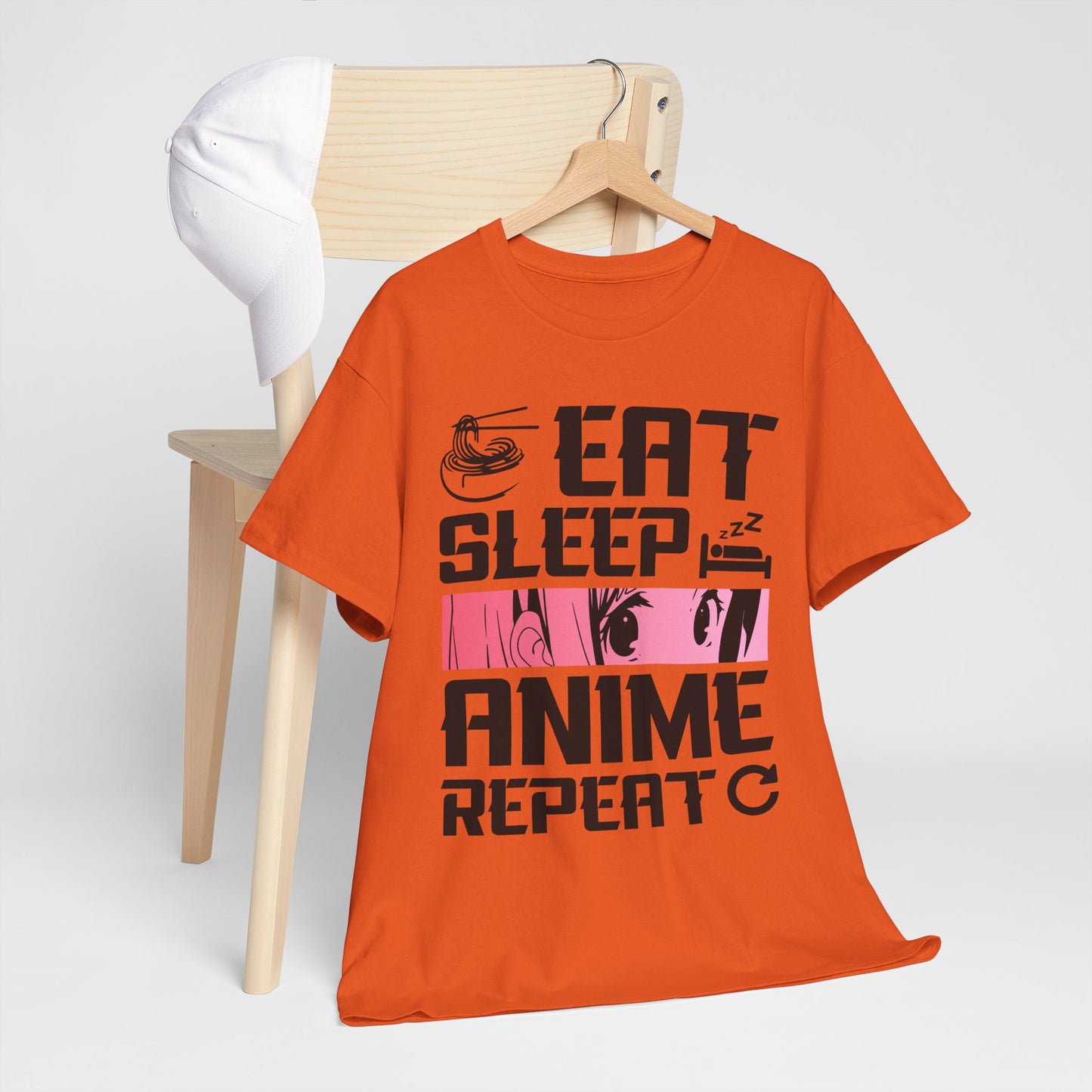Eat Sleep Anime Repeat - idealny dzień - ramen i anime vibe