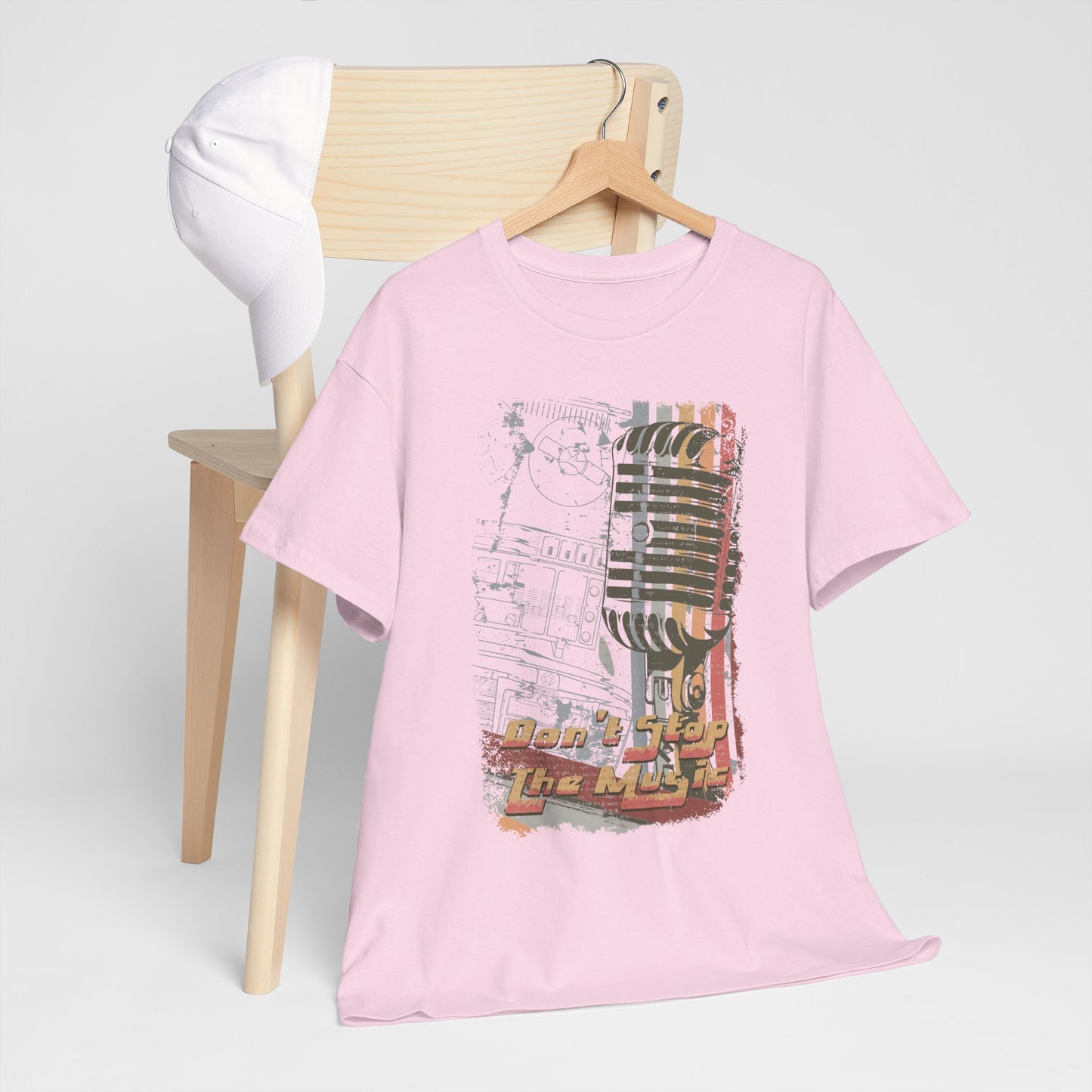 Koszulka retro vintage "Don't stop the music"