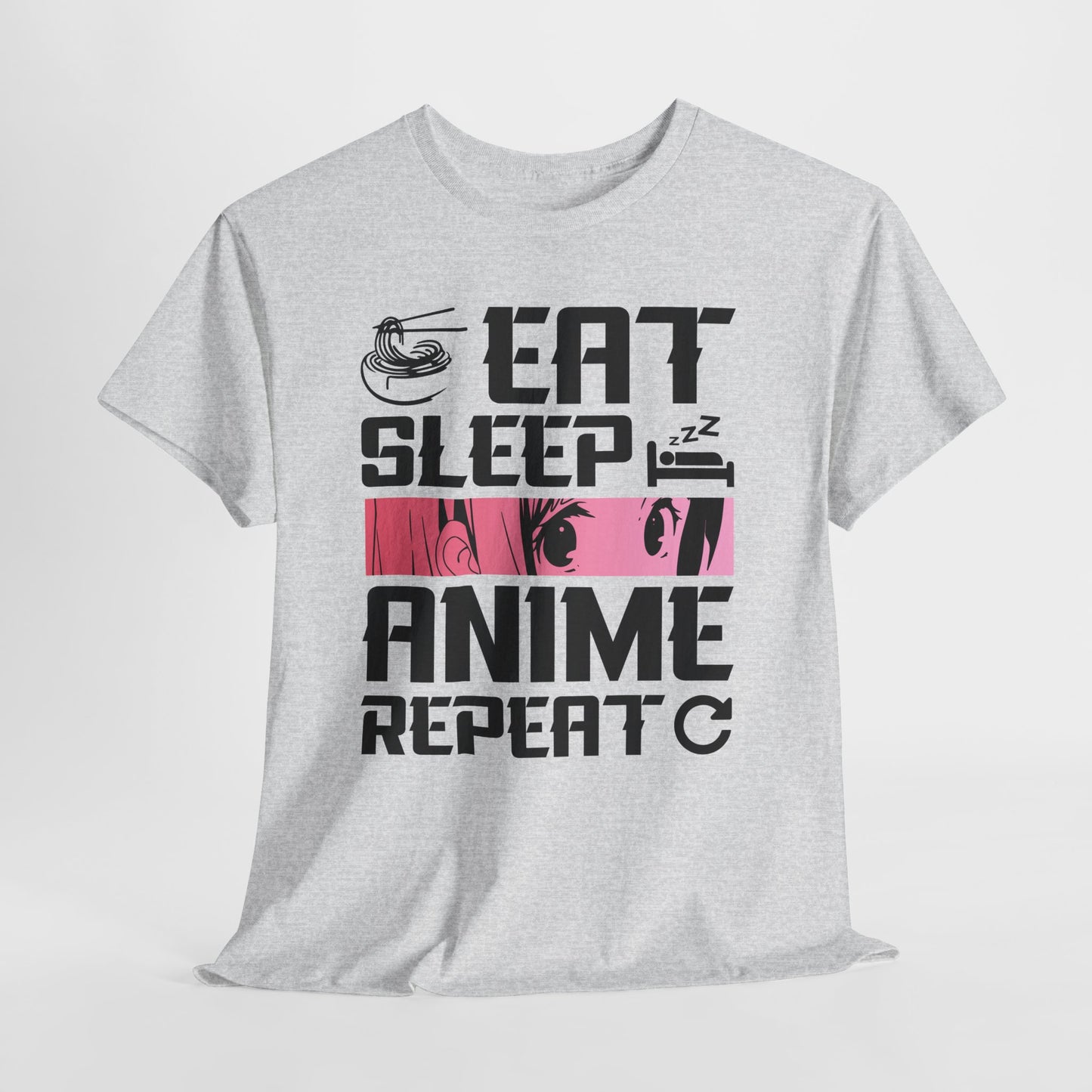 Eat Sleep Anime Repeat - idealny dzień - ramen i anime vibe