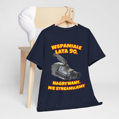 Nagrywamy, nie streamujemy - wspaniałe lata 90. - retro kamera vhs